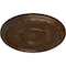 Ekena Millwork Medea Ceiling Medallion (Fits Canopies up to 5 1/2"), 16 1/2"OD x 1 1/2"P, Root Beer Crackle CM16MDRBC - alternate 4